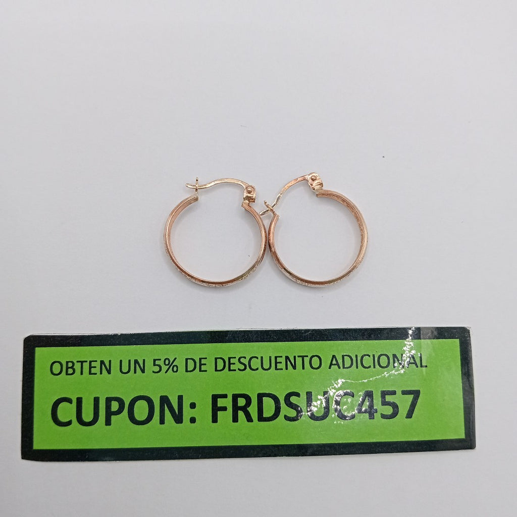 ARRACADAS PAR ORO COMBINADO 10 K 1.7 GRMS (SEMINUEVO)