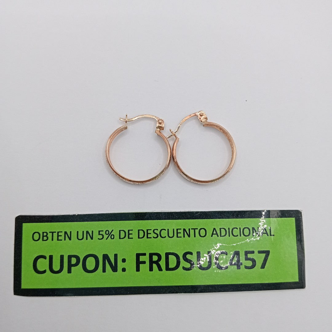 ARRACADAS PAR ORO COMBINADO 10 K 1.7 GRMS (SEMINUEVO)