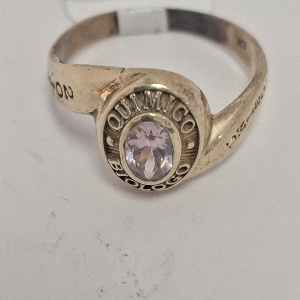 ANILLO DE GRADUACIÓN ORO 8 K 3.9 GRMS (SEMINUEVO)