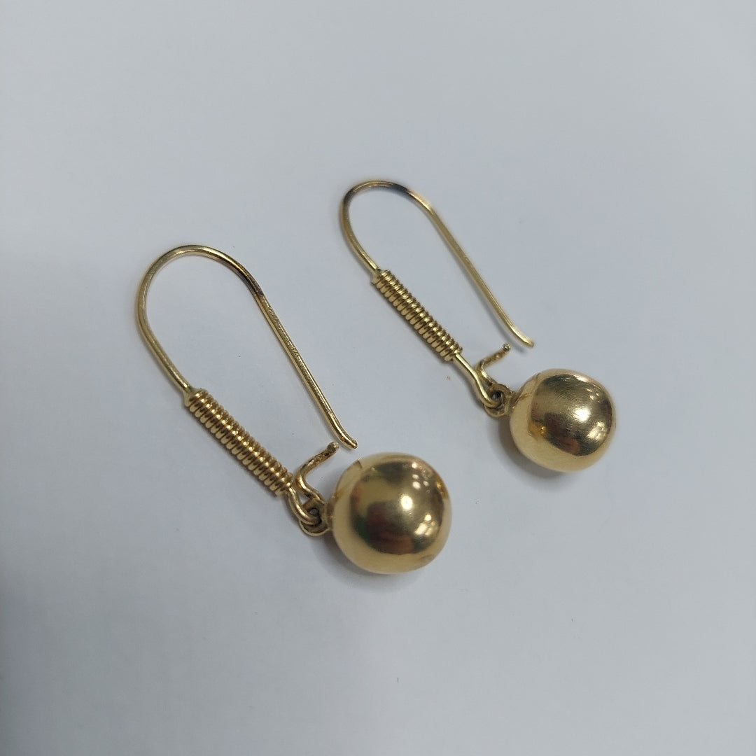 ARETES PAR ORO 14 K 4.1 GRMS (SEMINUEVO)