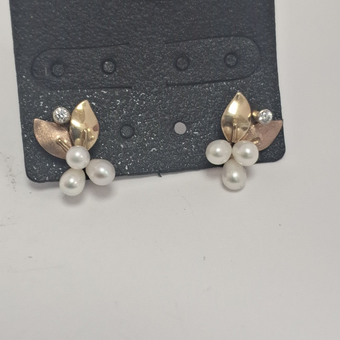 ARETES PAR ORO 8 K 2,10 GRMS (SEMINUEVO)