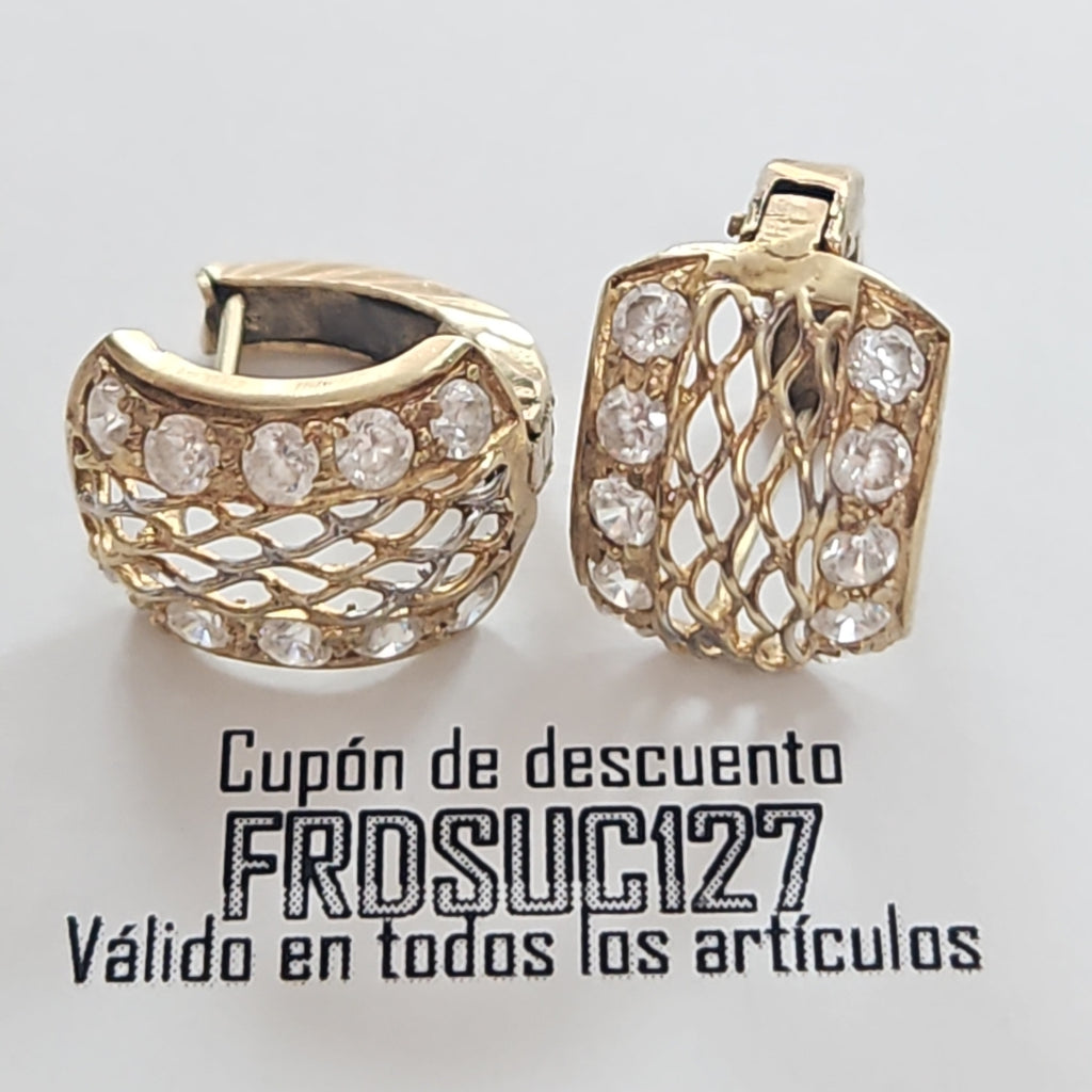 ARETES PAR ORO 10 K 4 GRMS (SEMINUEVO)
