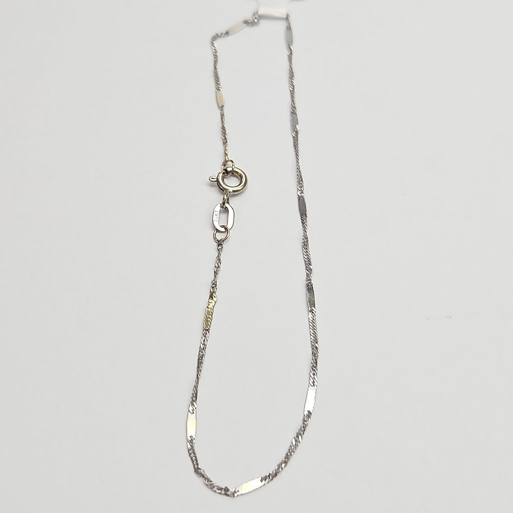 PULSERA ORO BLANCO 14 K 0,60 GRMS (SEMINUEVO)