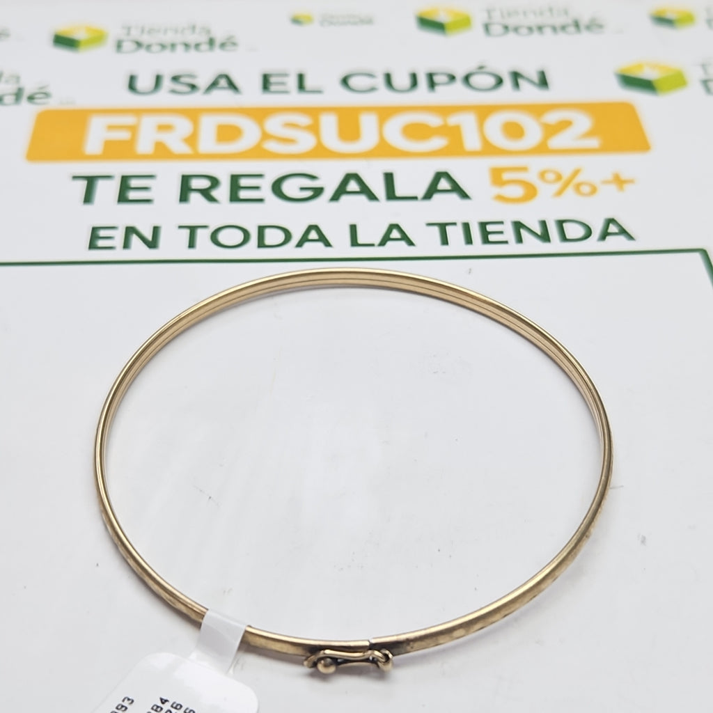 PULSERA RIGIDA ORO 10 K 4,90 GRMS (SEMINUEVO)