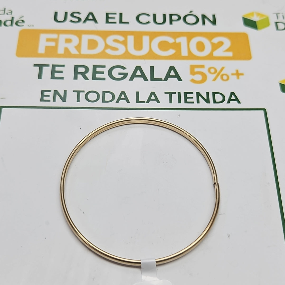 PULSERA RIGIDA ORO 10 K 3,30 GRMS (SEMINUEVO)