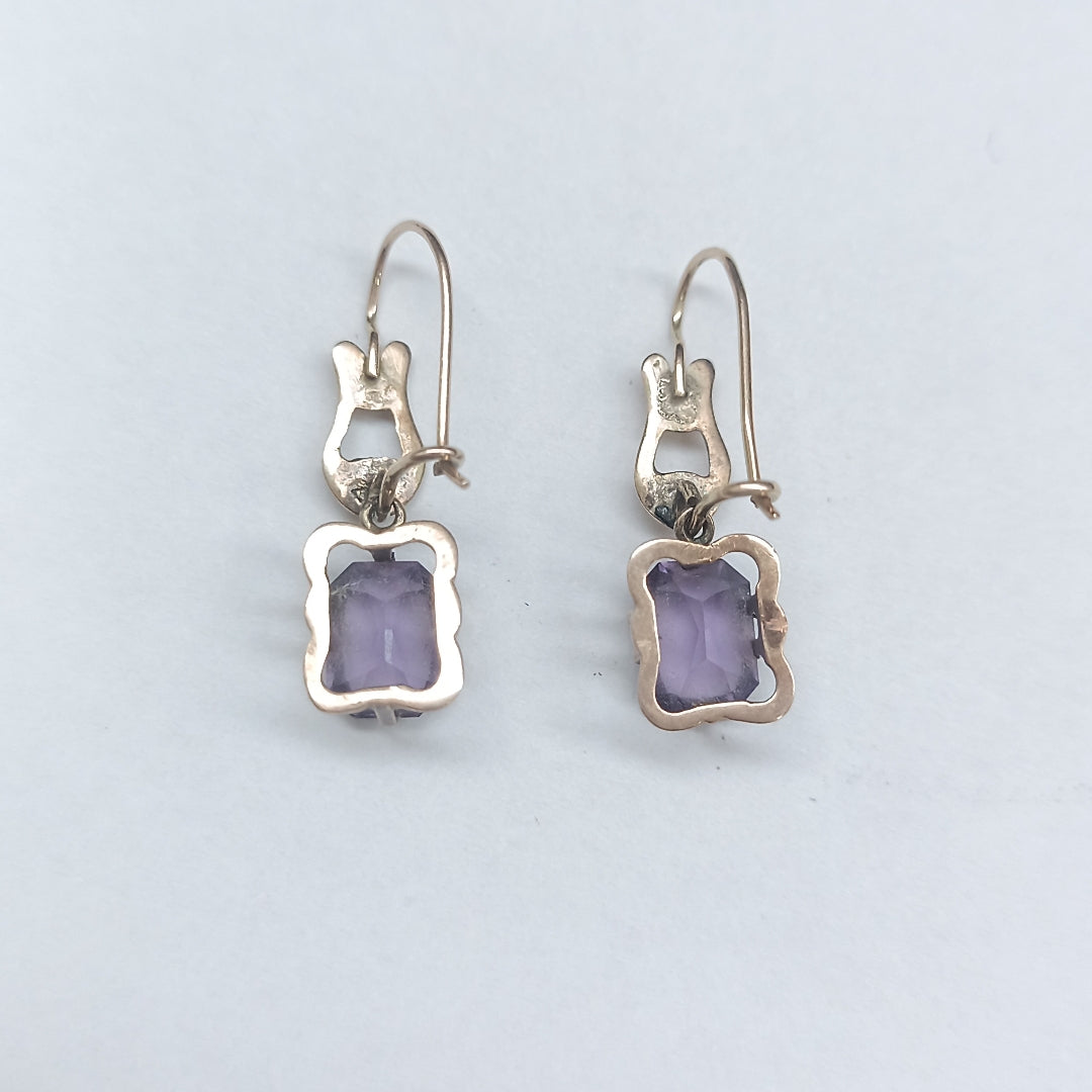 ARETES PAR ORO 8 K 2.2 GRMS (SEMINUEVO)