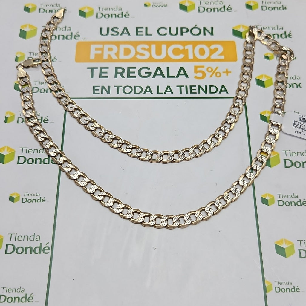 CADENA ORO COMBINADO 10 K 26,80 GRMS (SEMINUEVO)