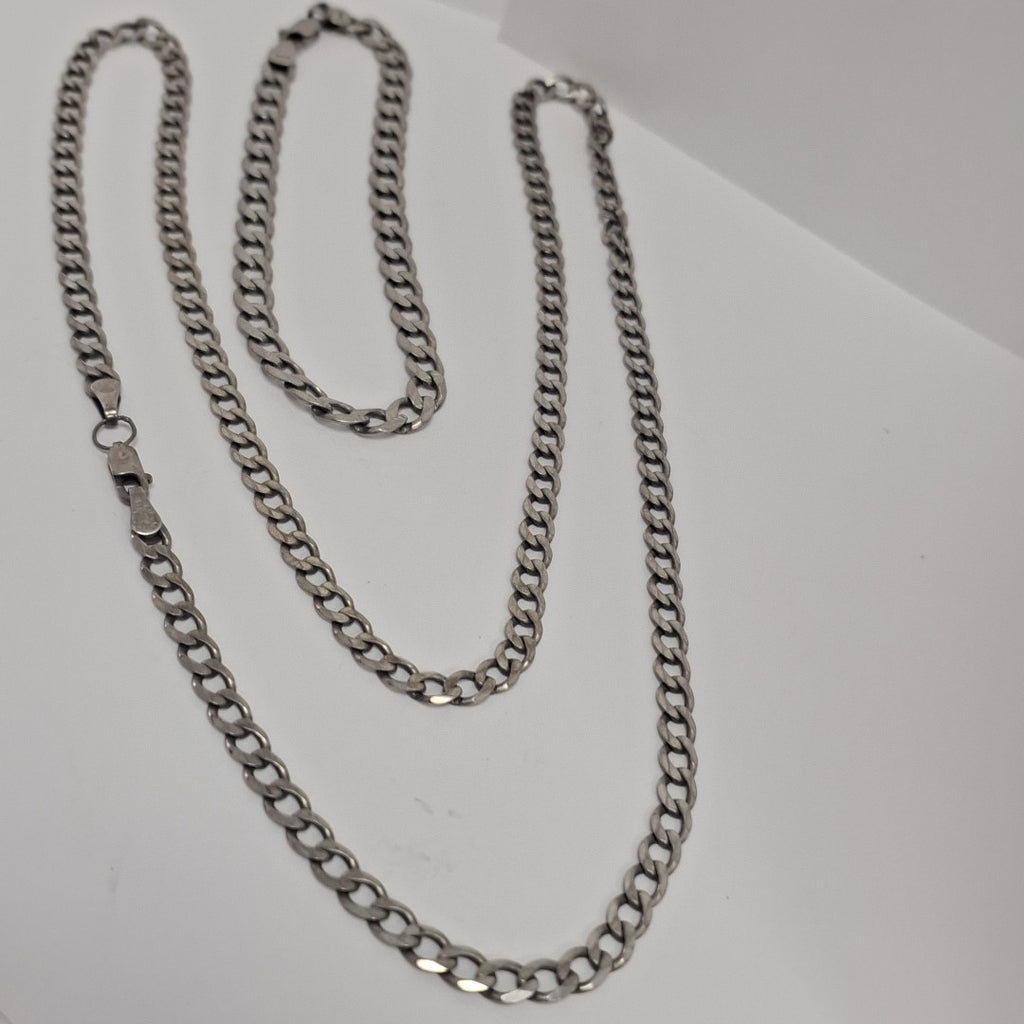 CADENA, PULSERA PLATA 29 GRMS (SEMINUEVO)