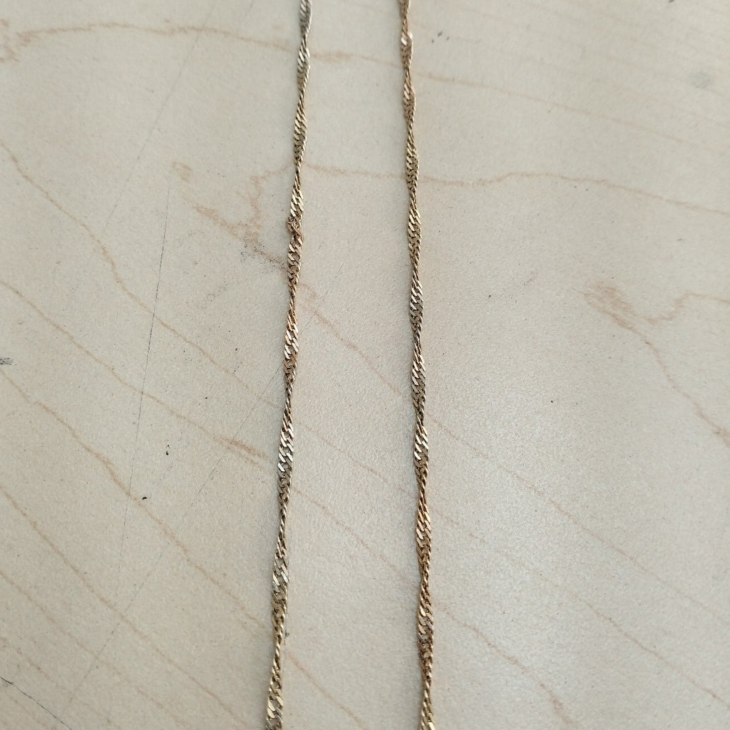 CADENA ORO COMBINADO 14 K 4.3 GRMS (SEMINUEVO)