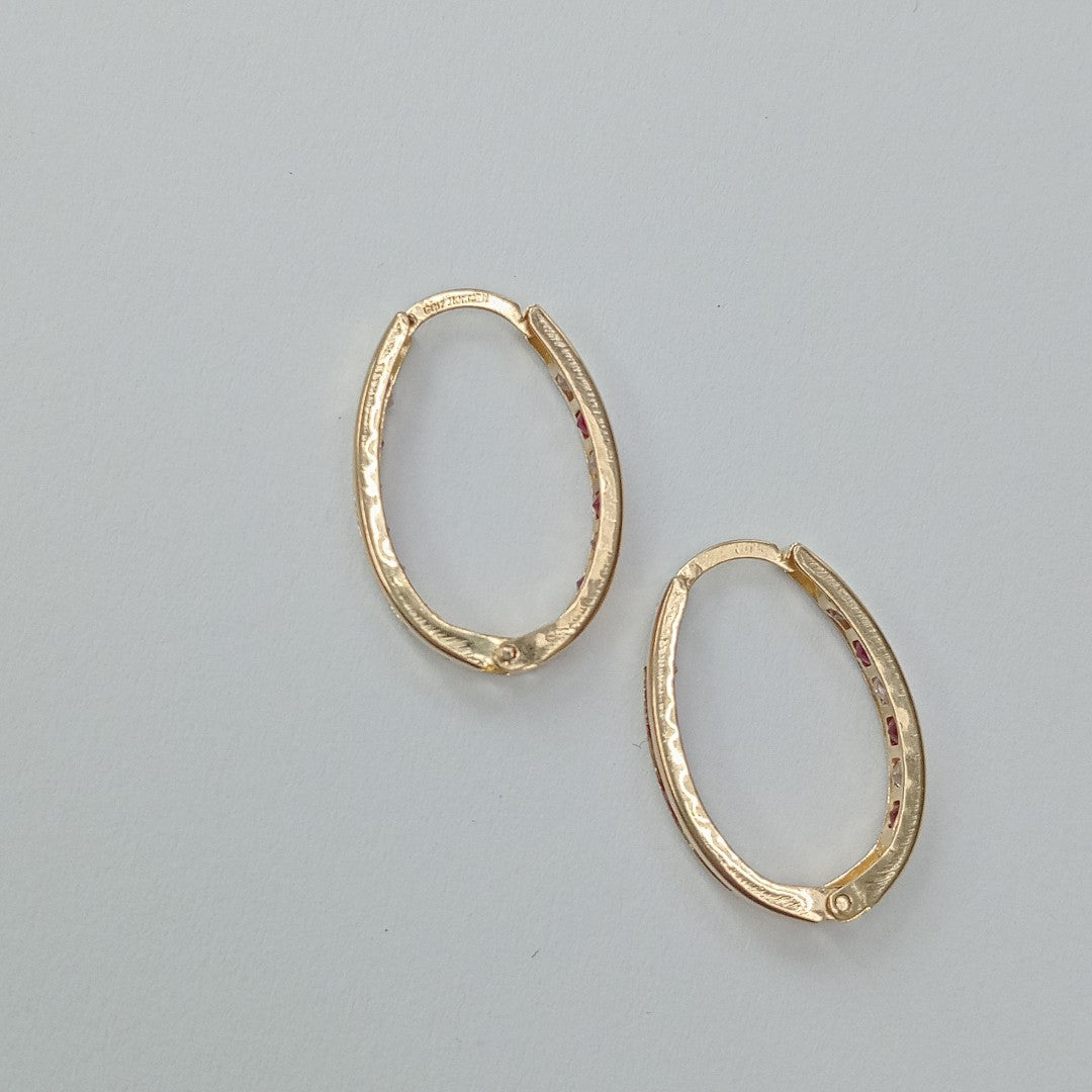 ARRACADAS PAR ORO 10 K 1.7 GRMS (SEMINUEVO)