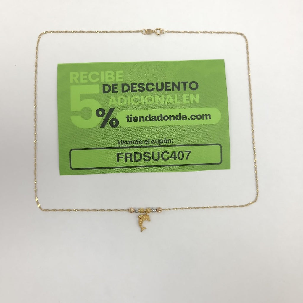 CADENA ORO 14 K 1,50 GRMS (SEMINUEVO)