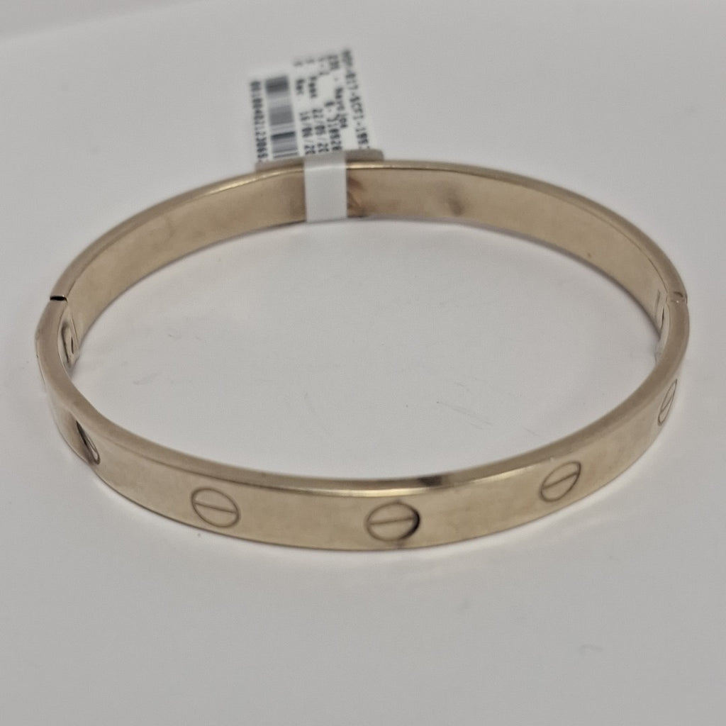 PULSERA RIGIDA ORO 10 K 7.6 GRMS (SEMINUEVO)