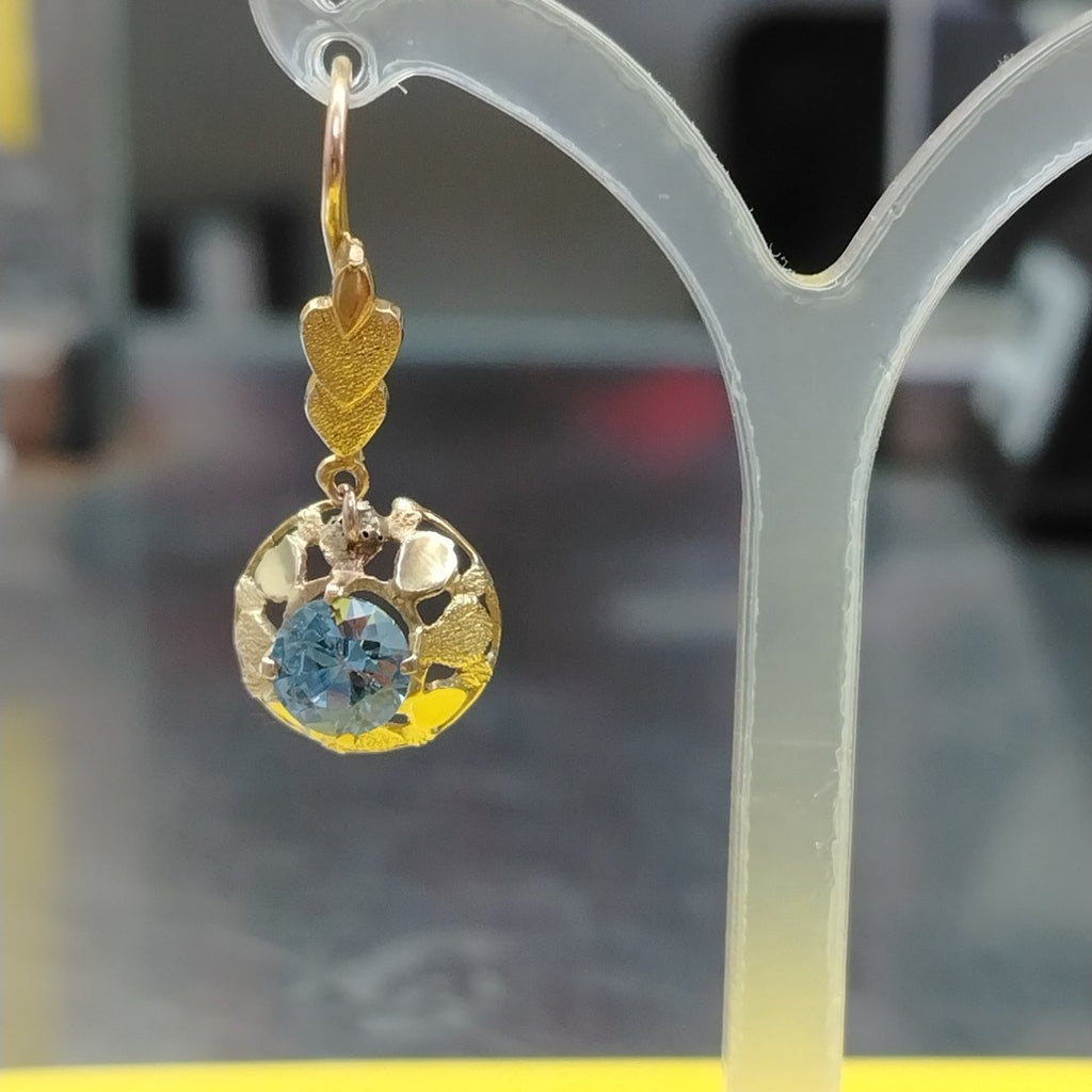 ARETES PAR ORO 10 K 3,00 GRMS (SEMINUEVO)