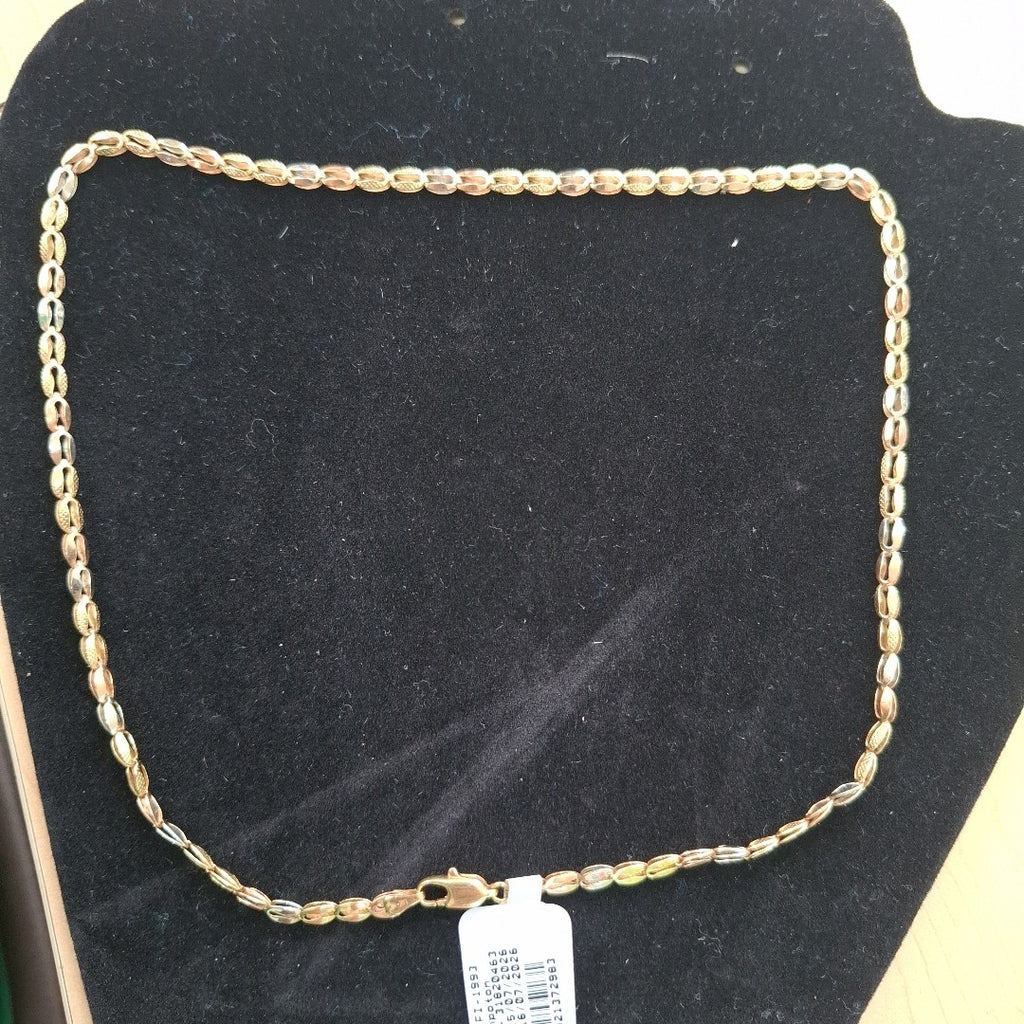 GARGANTILLA ORO, ORO COMBINADO 14 K 8.6 GRMS (SEMINUEVO)