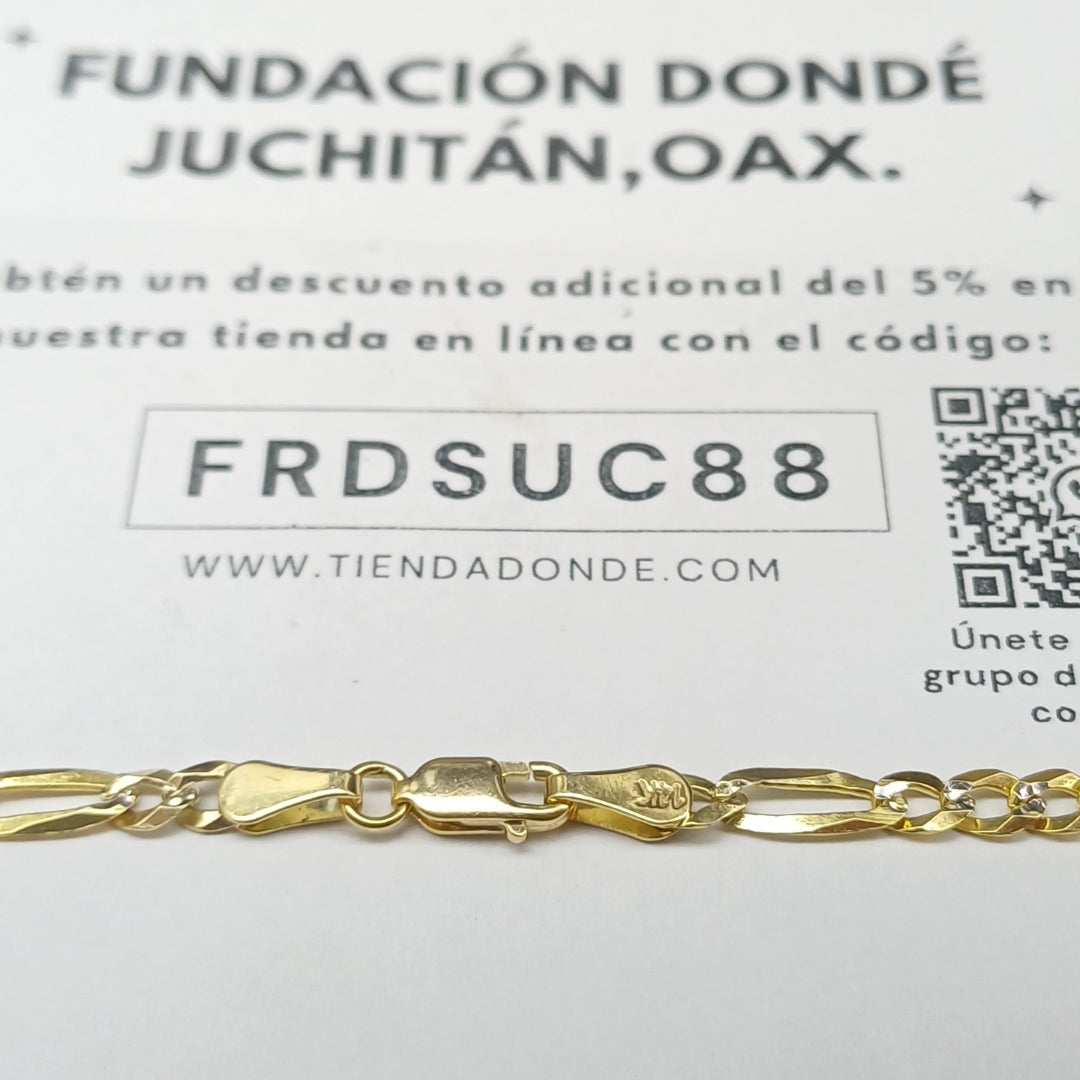 CADENA 3X1 10.4G 50 CM 14K (NUEVO)