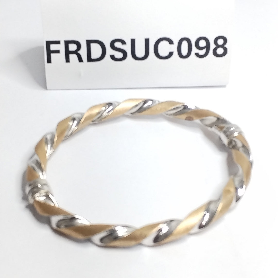 PULSERA RIGIDA ORO, ORO COMBINADO 14 K 12 GRMS (SEMINUEVO)