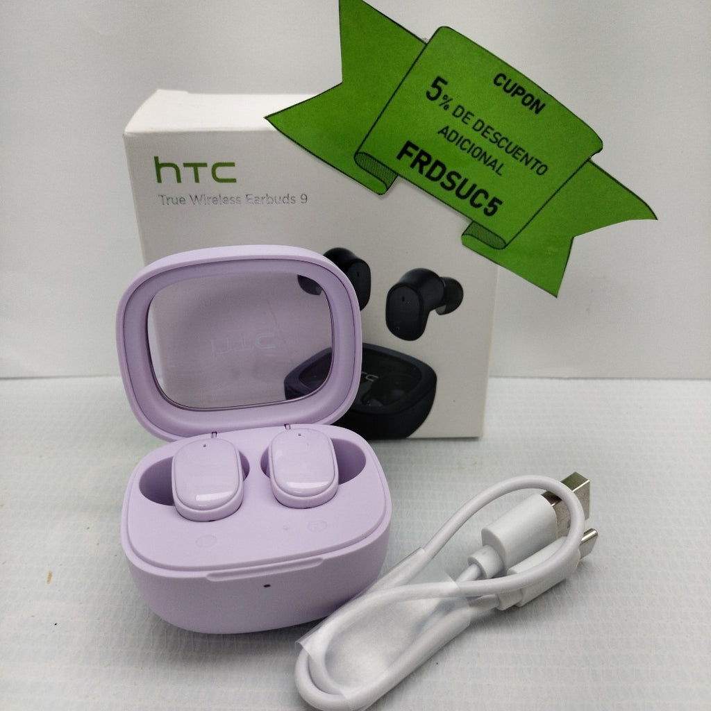 AUDIFONOS HTC EARBUDS 9 INALAMBRICO IN EAR (SEMINUEVO)