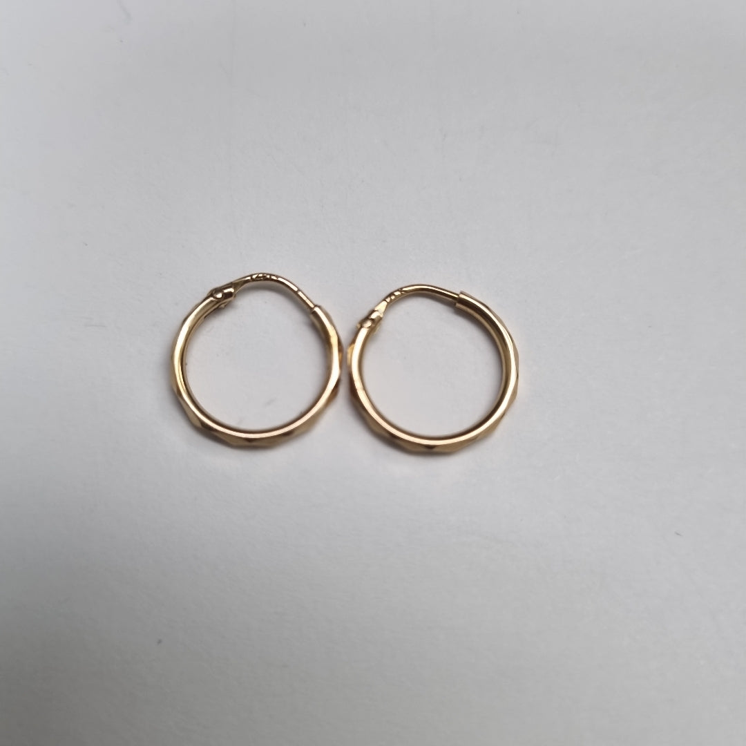 ARRACADAS PAR ORO 14 K 0.8 GRMS (SEMINUEVO)