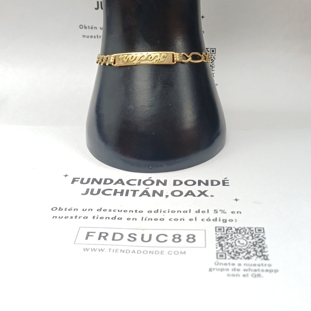 ESCLAVA ORO 10 K 4.4 GRMS (SEMINUEVO)