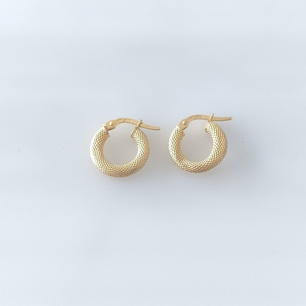 ARRACADAS PAR ORO 18 K 1.4 GRMS (SEMINUEVO)