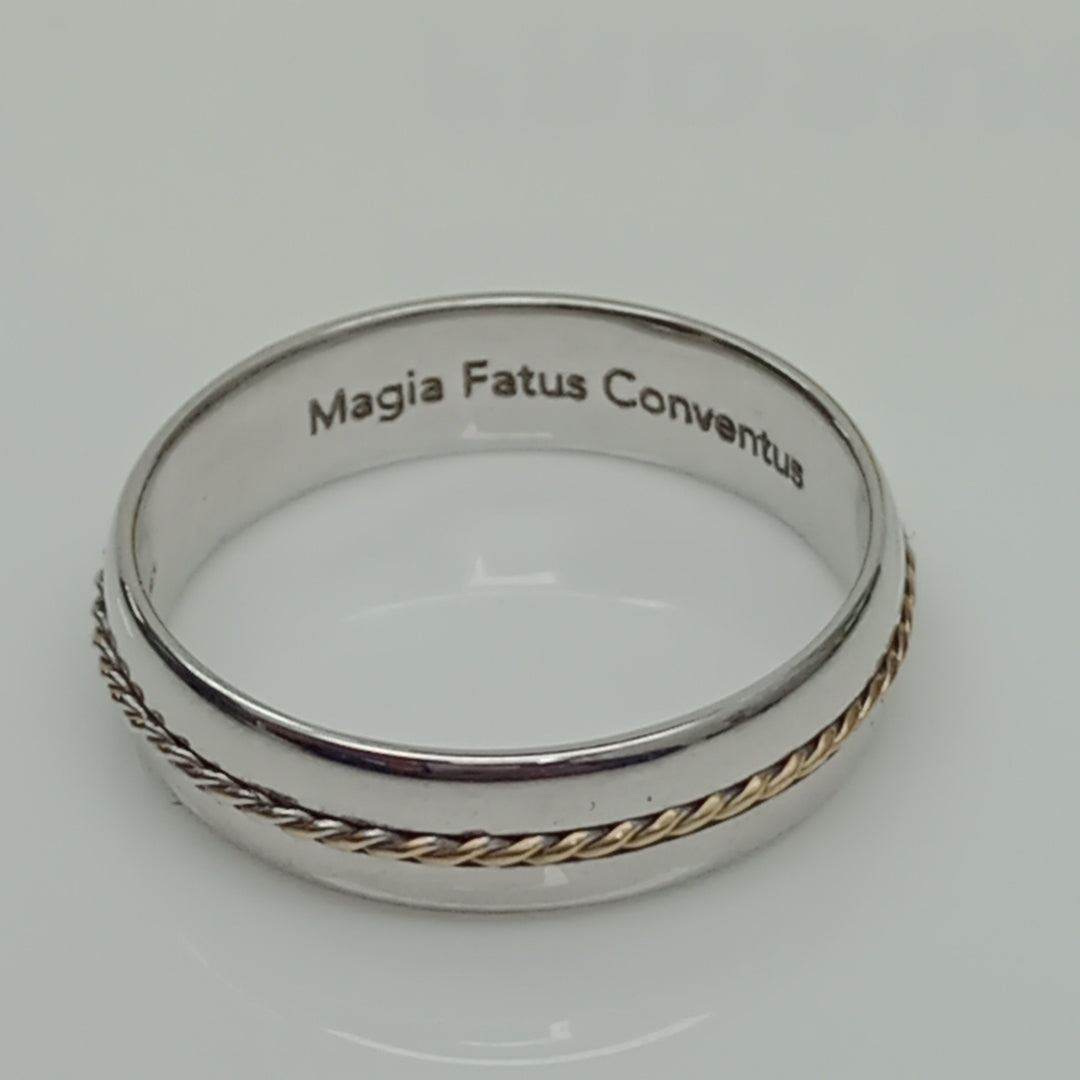 ARGOLLA ORO BLANCO 14 K 5,60 GRMS (SEMINUEVO)