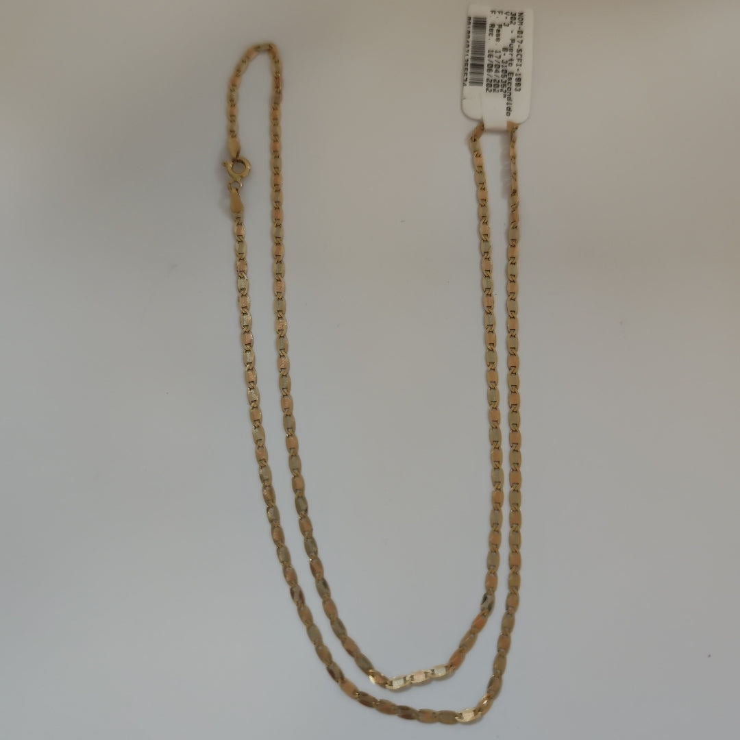 CADENA ORO COMBINADO 14 K 4,50 GRMS (SEMINUEVO)