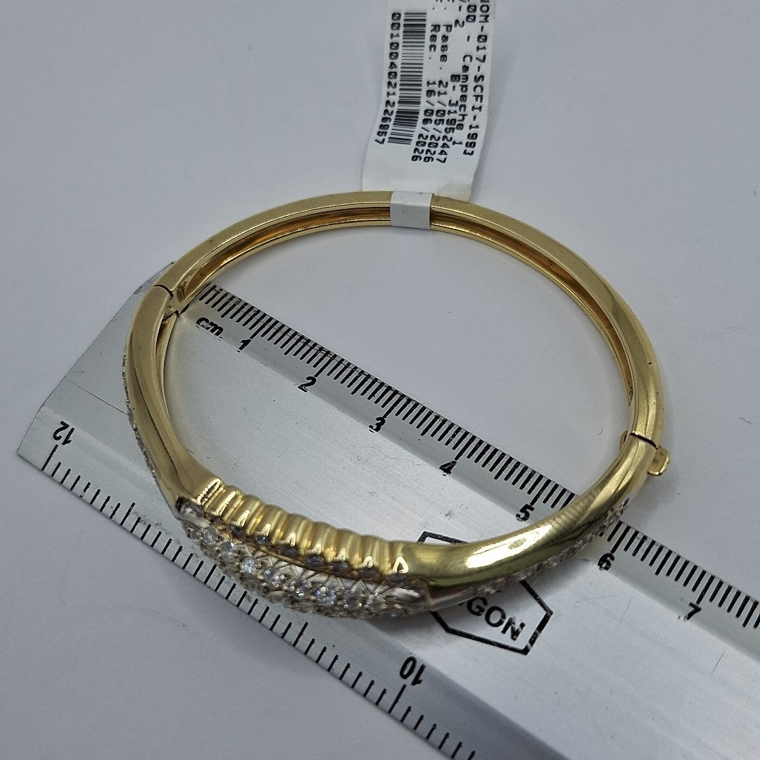 PULSERA RIGIDA ORO 14 K 25.8 GRMS (SEMINUEVO)