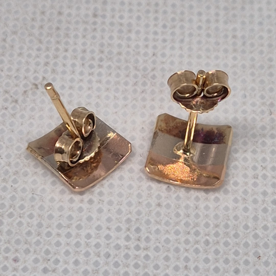 ARETES PAR ORO 14 K 1.7 GRMS (SEMINUEVO)