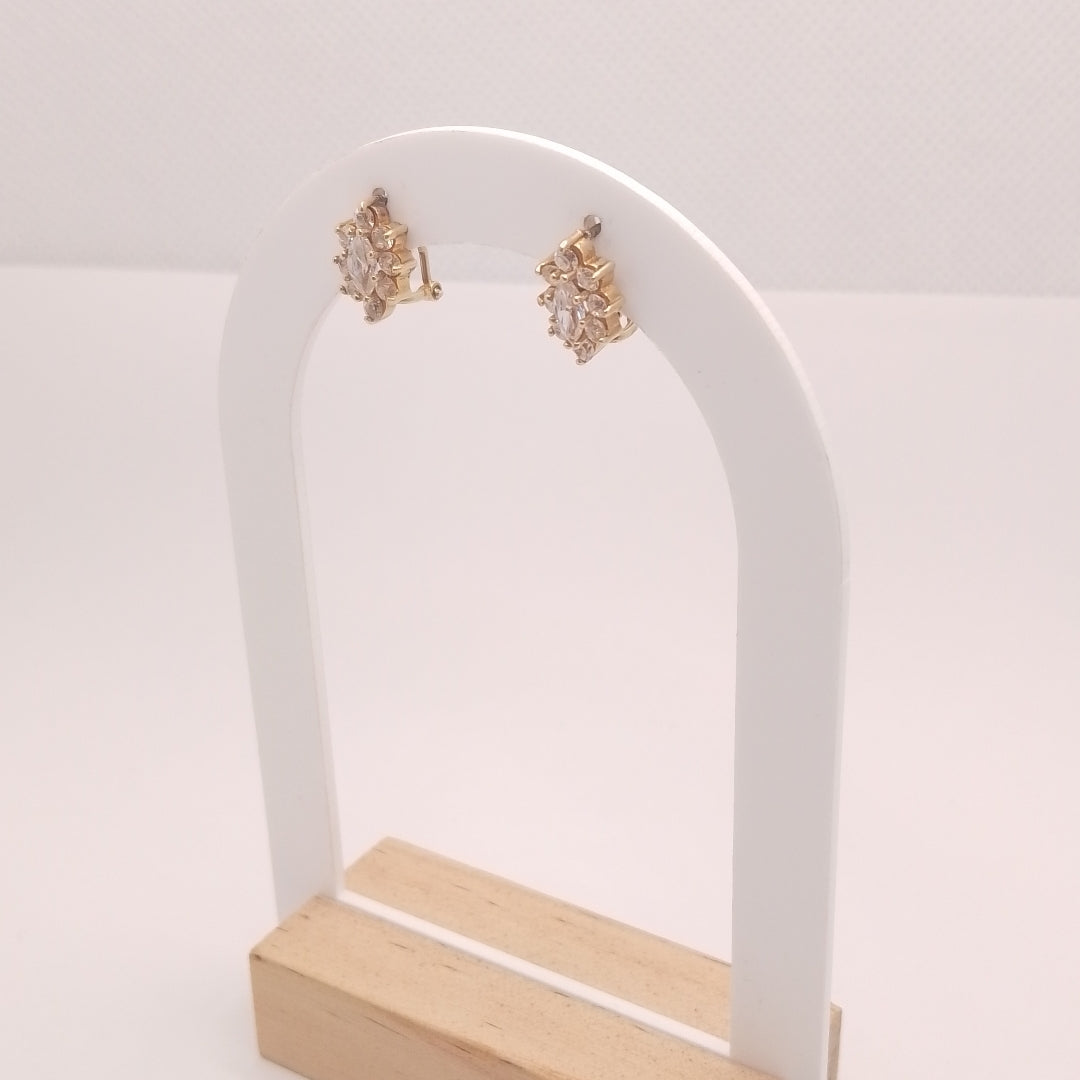ARETES PAR ORO 8 K 2.9 GRMS (SEMINUEVO)