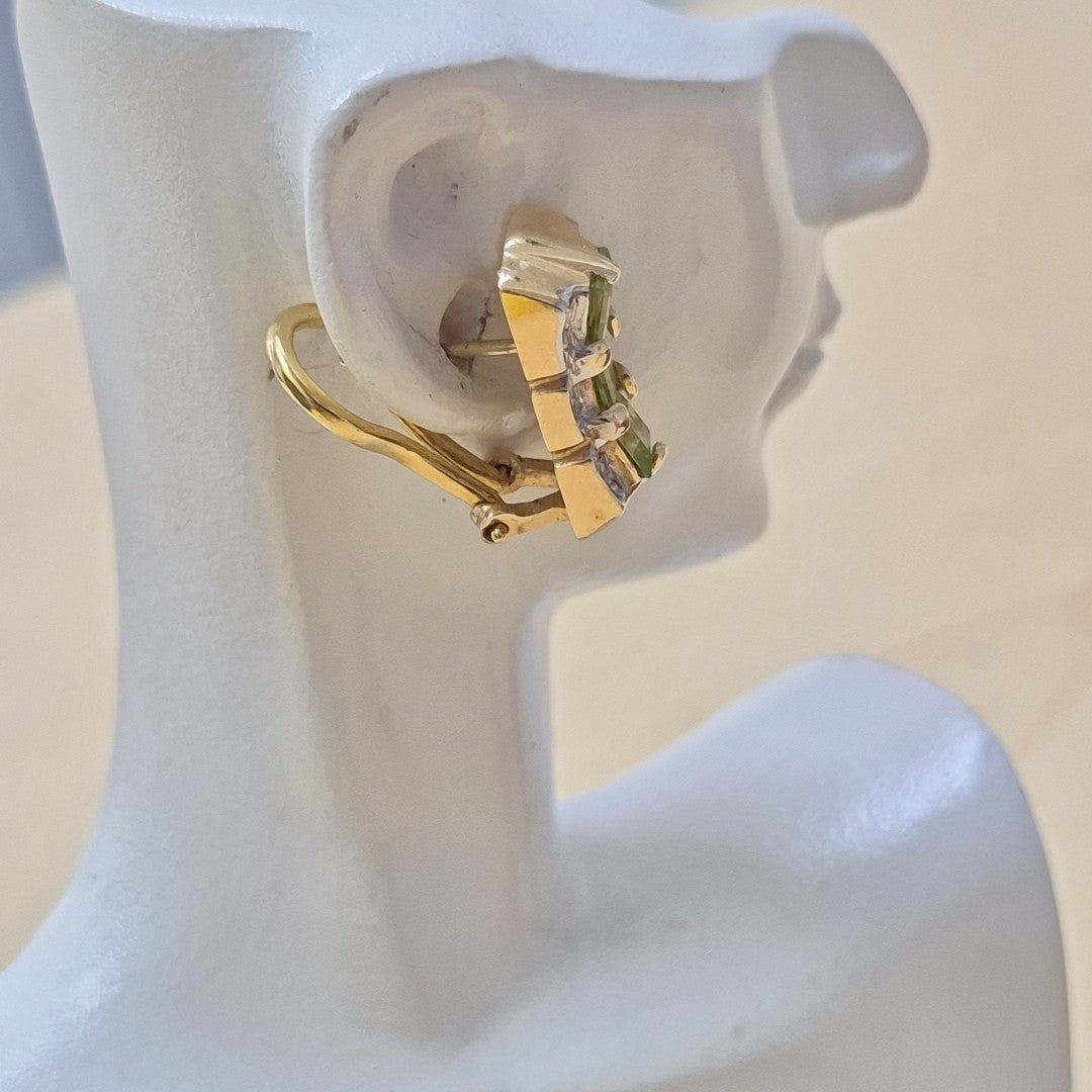 ARETES PAR ORO 14 K 6,50 GRMS (SEMINUEVO)