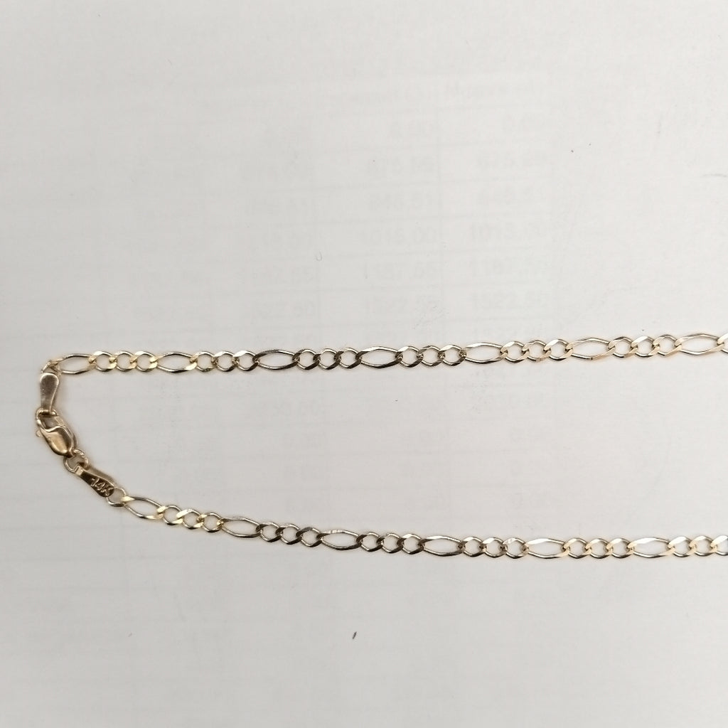 CADENAS 3X1 ORO 14K 55 CM 5.1 GR (NUEVO)