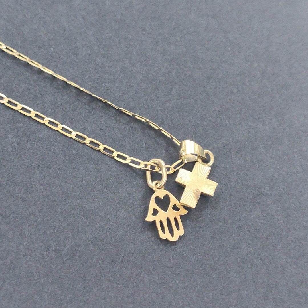 CADENA, DIJE ORO 10 K 1.8 GRMS (SEMINUEVO)