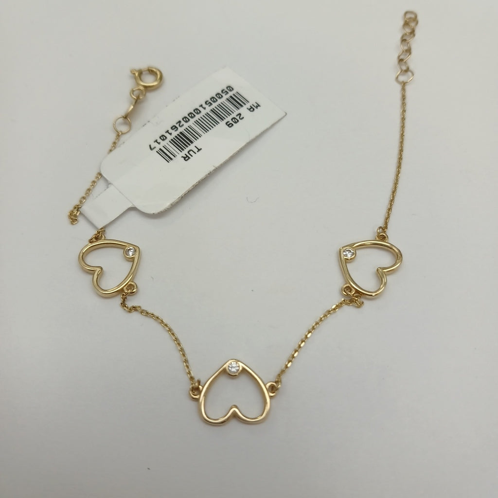 PULSERAS DAMA ORO 14K 1.5 (NUEVO)
