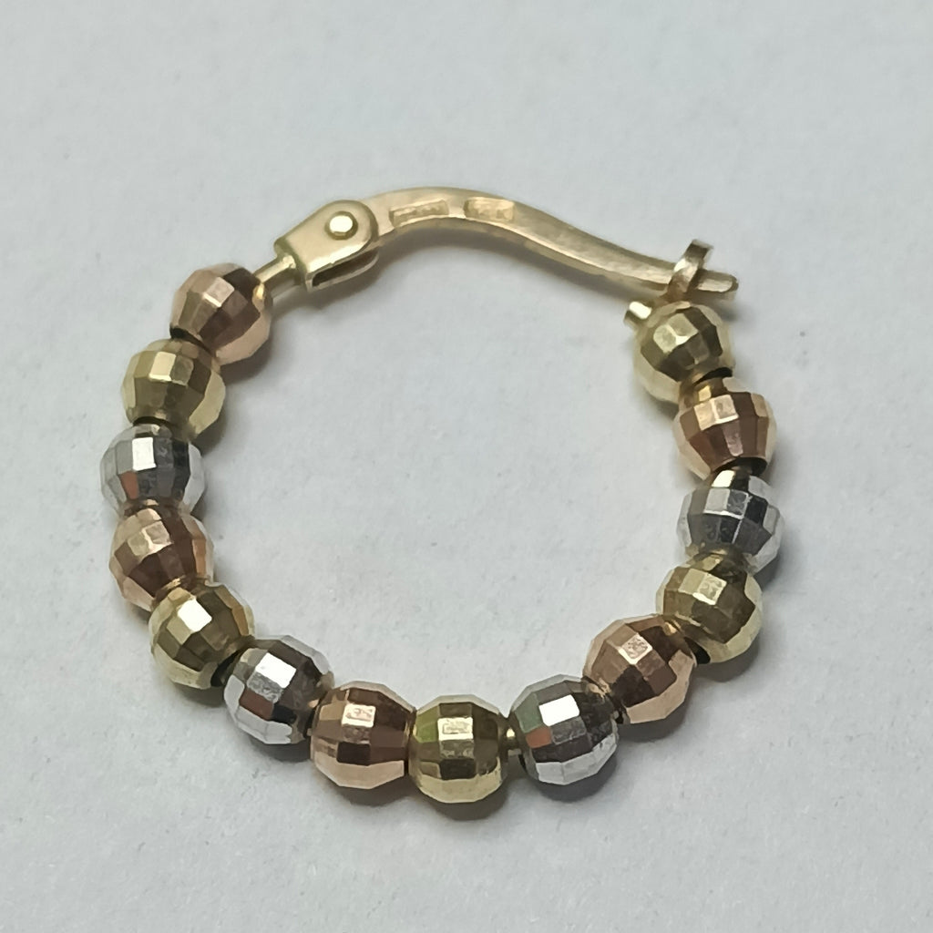 ARRACADAS PAR ORO 14 K 2.8 GRMS (SEMINUEVO)