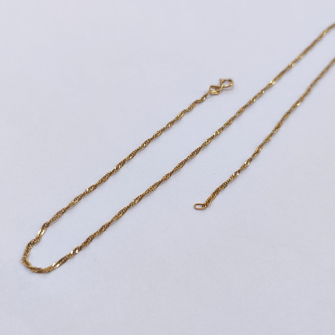 CADENA ORO 14 K 2.2 GRMS (SEMINUEVO)
