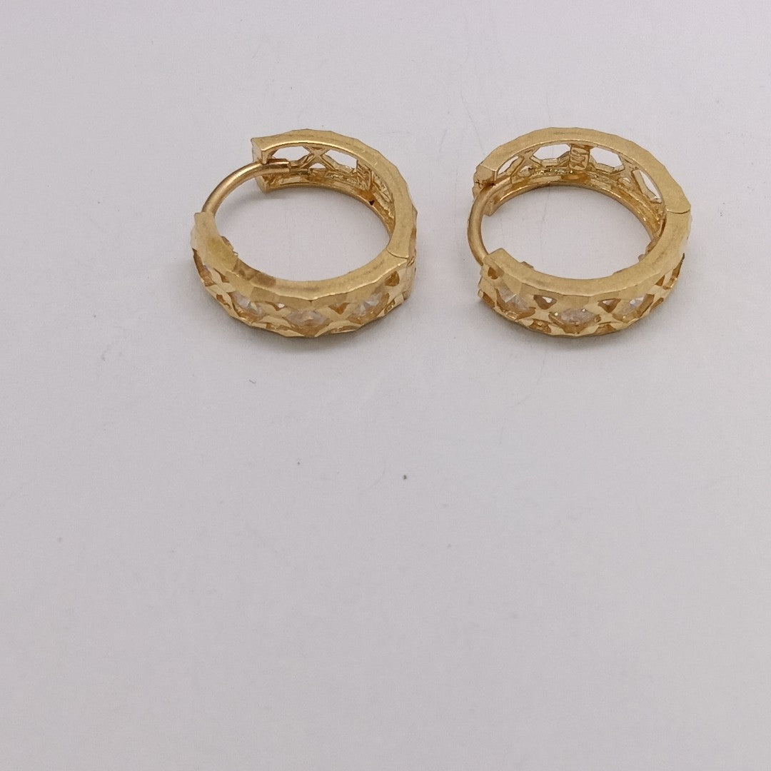 ARRACADAS PAR ORO 14 K 2,80 GRMS (SEMINUEVO)
