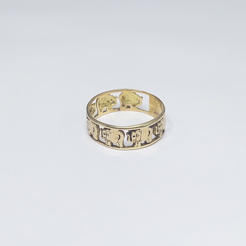 ARGOLLA DE LA SUERTE ORO 14 K 2,60 GRMS (SEMINUEVO)