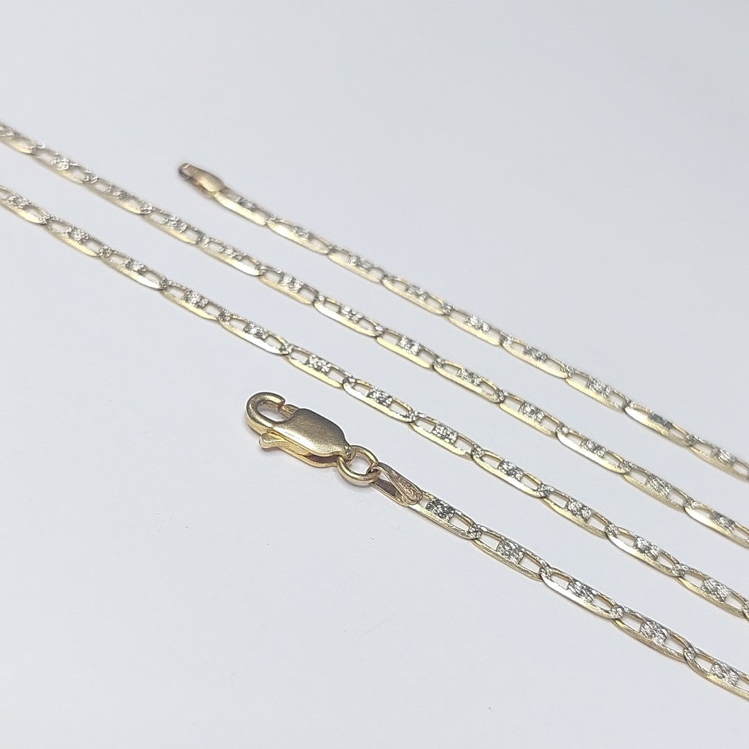 CADENA ORO,RODIADO 14 K 5,00 GRMS (SEMINUEVO)