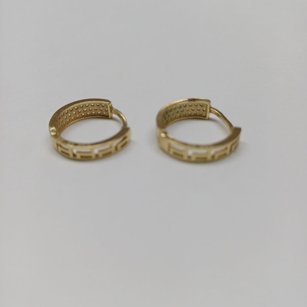 ARRACADAS PAR ORO 14 K 2.6 GRMS (SEMINUEVO)