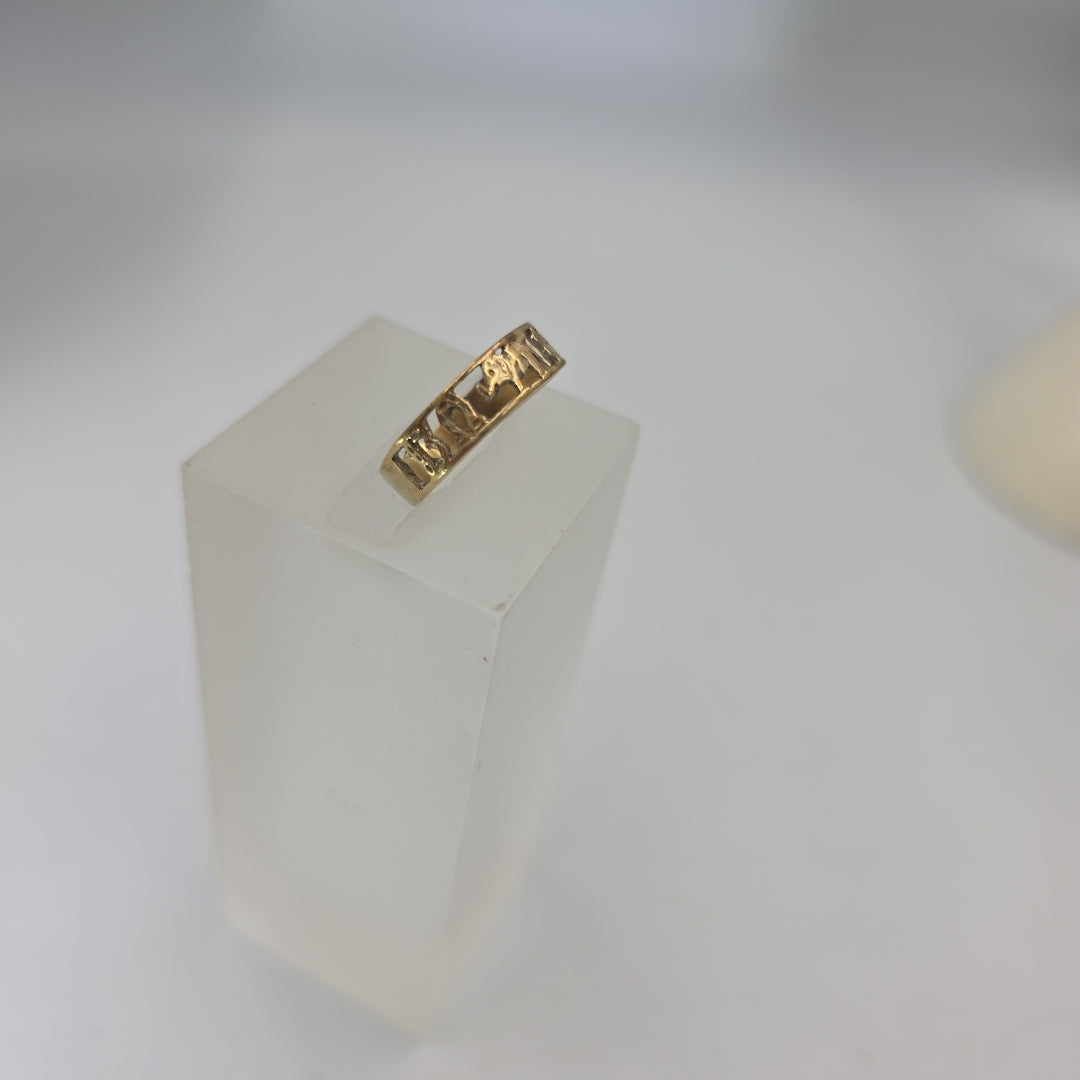 ANILLITO ORO 10 K 1.8 GRMS (SEMINUEVO)
