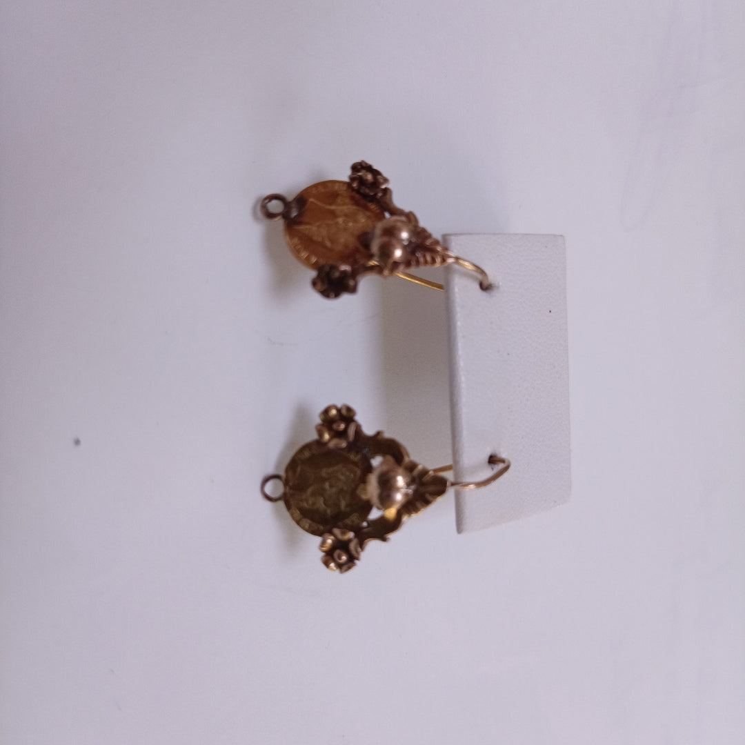ARETES PAR ORO 10 K 2.2 GRMS (SEMINUEVO)
