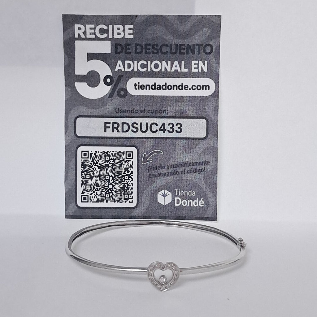 PULSERA ORO BLANCO 10 K 6,50 GRMS (SEMINUEVO)