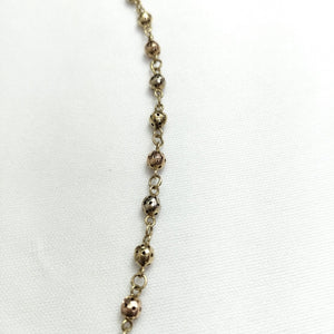 CADENA ORO, ORO COMBINADO 14 K 14.5 GRMS (SEMINUEVO)