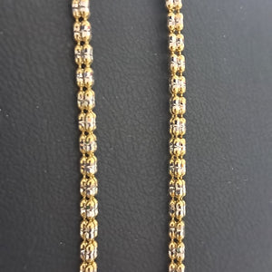 CADENA ORO, ORO COMBINADO 14 K 9.3 GRMS (SEMINUEVO)