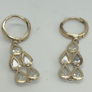 ARRACADAS PAR ORO 14 K 3.1 GRMS (SEMINUEVO)