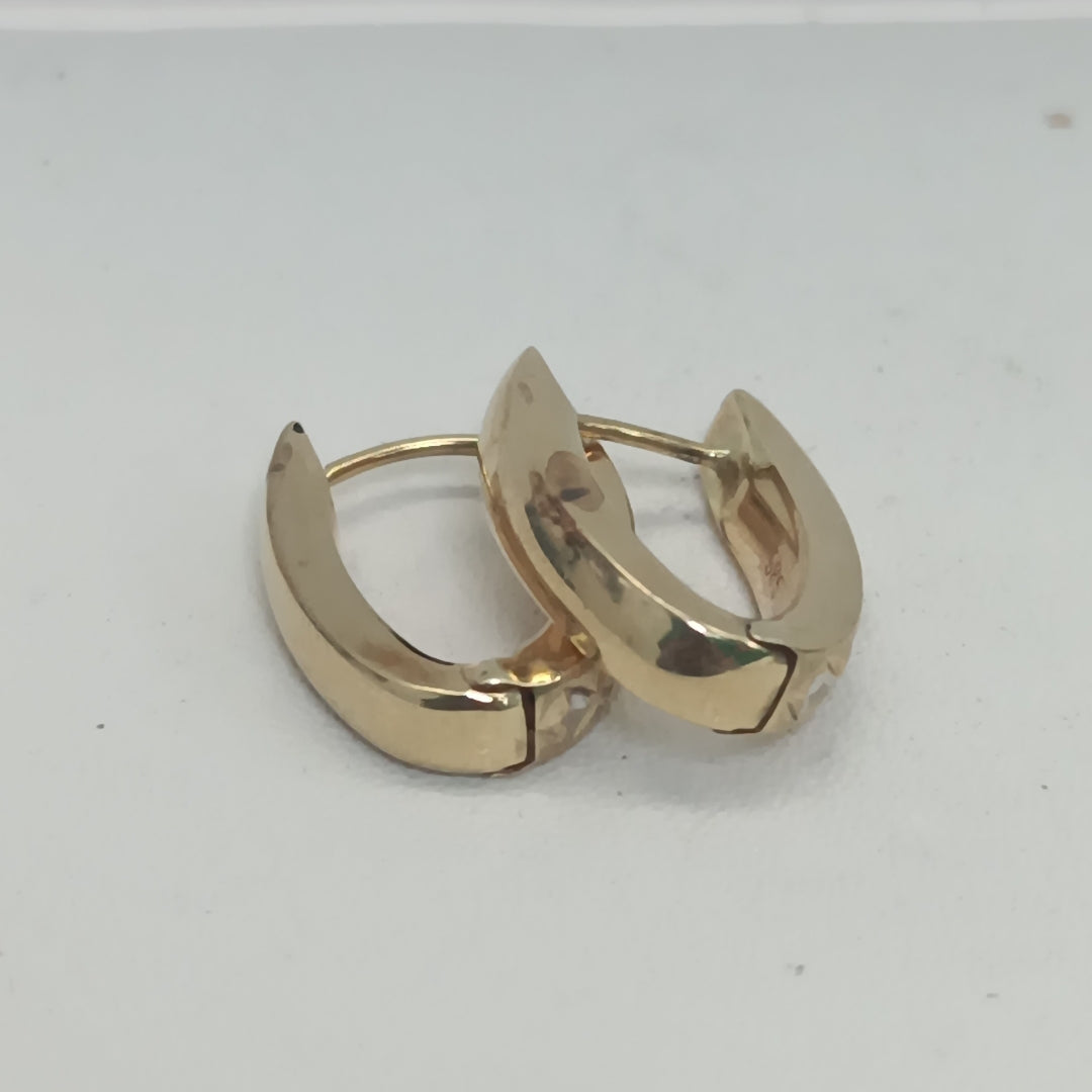 ARETES PAR ORO 14 K 2.3 GRMS (SEMINUEVO)