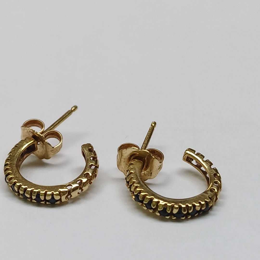 ARRACADAS PAR ORO 14 K 1.7 GRMS (SEMINUEVO)
