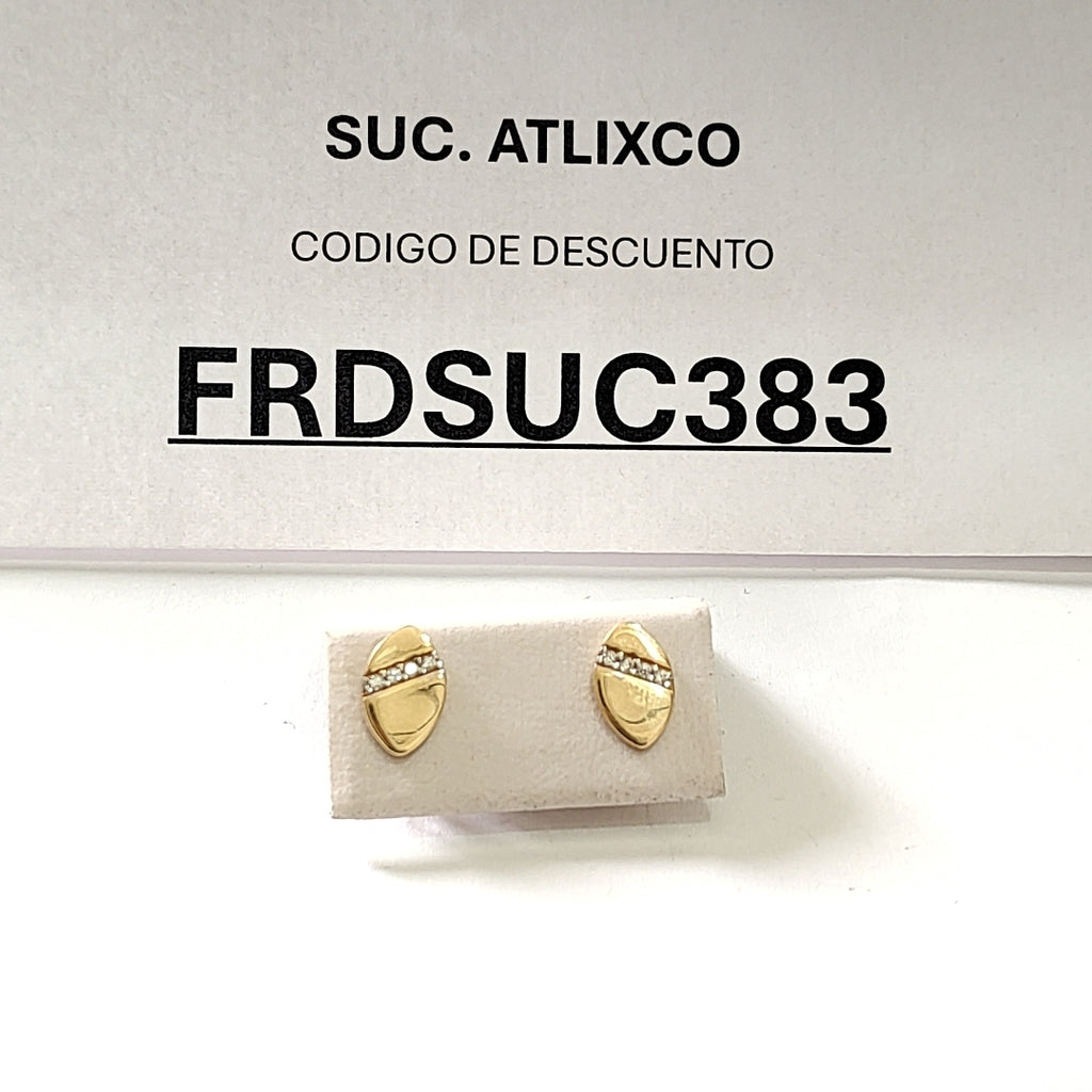BROQUELES ORO 14K 1.3 (NUEVO)