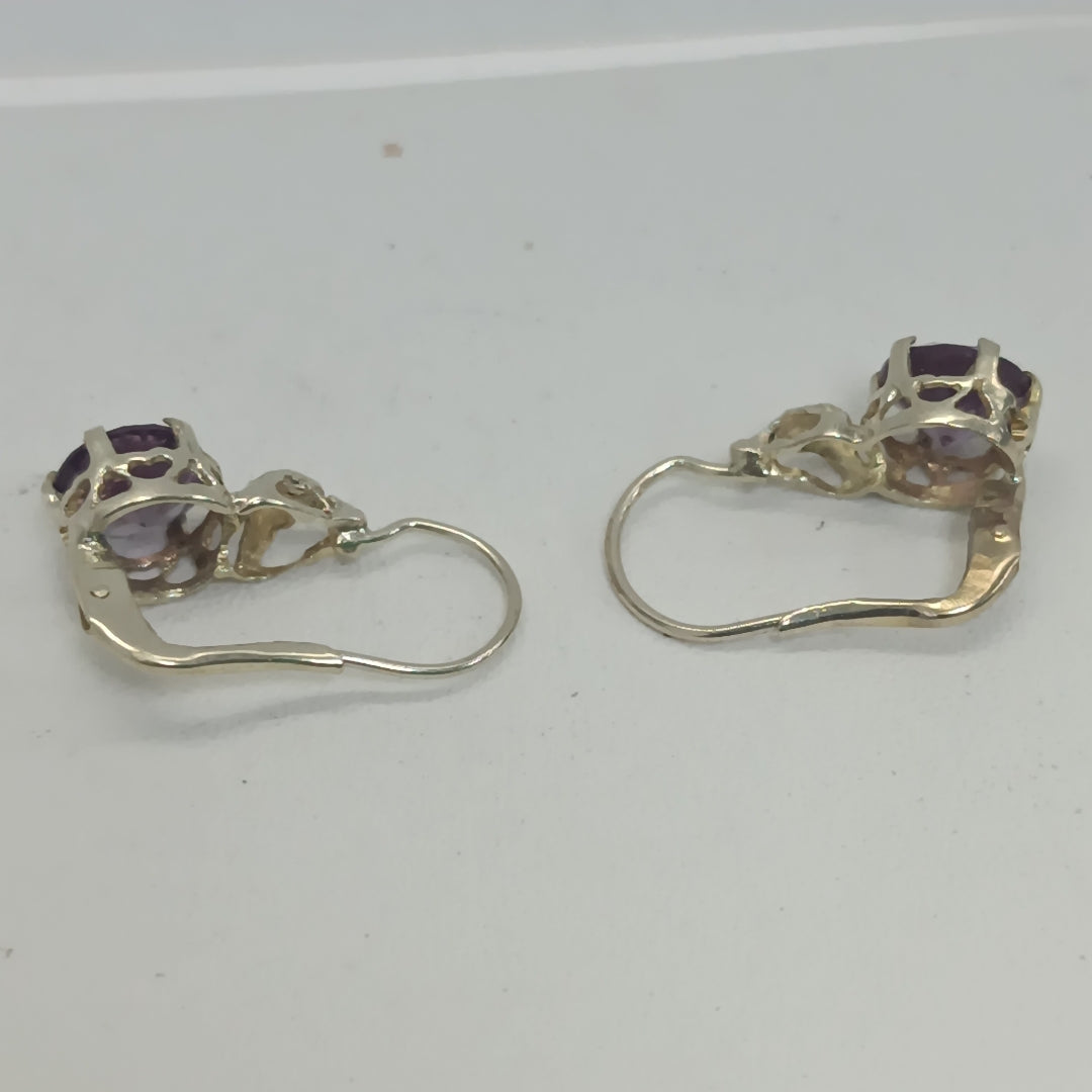 ARETES PAR ORO 8 K 2 GRMS (SEMINUEVO)
