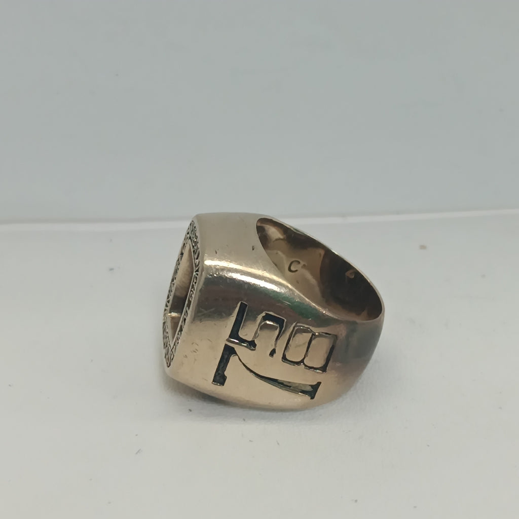 ANILLO DE GRADUACIÓN ORO 8 K 18.4 GRMS (SEMINUEVO)